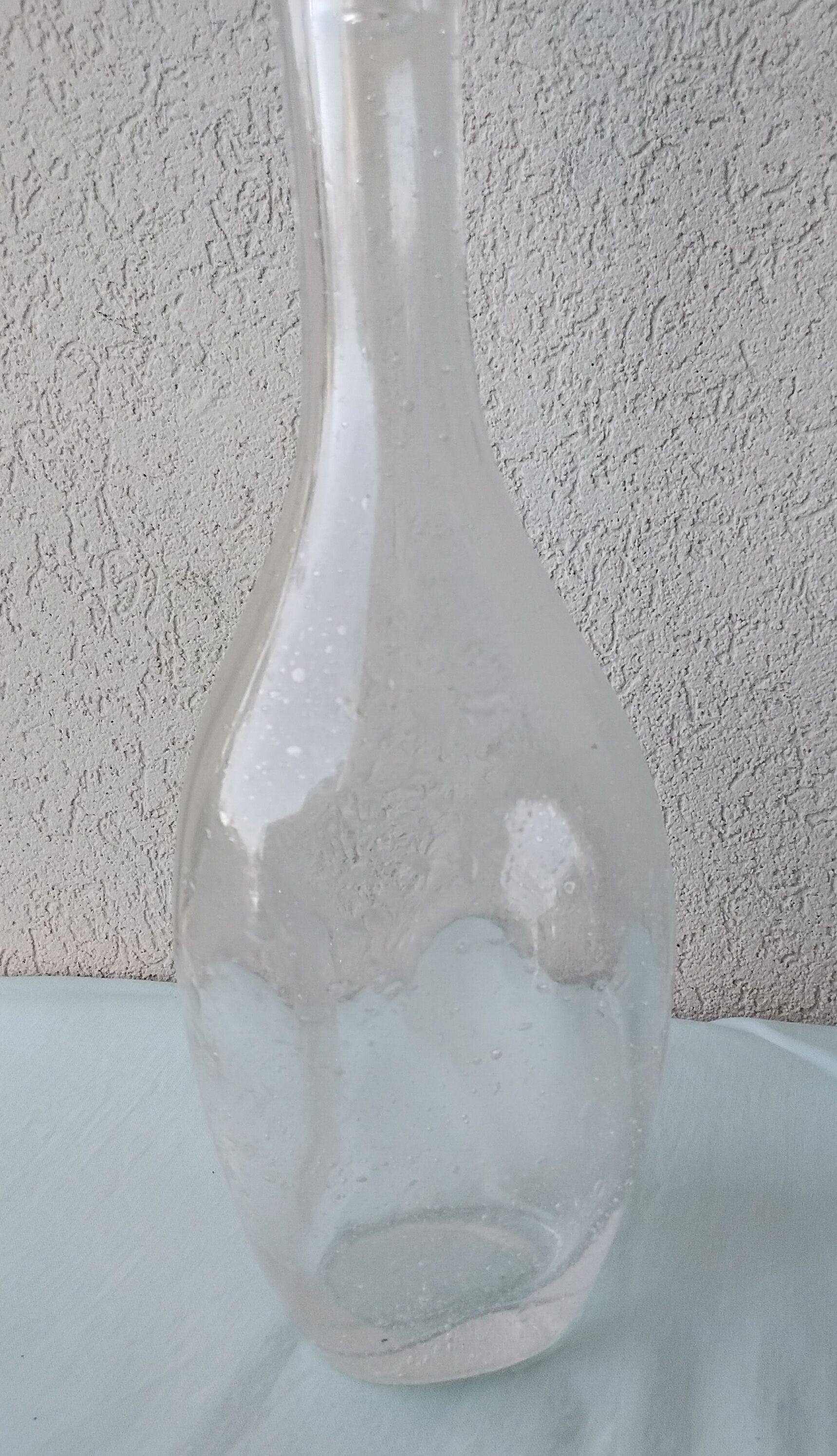 Bubble glass carafe bottle