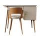 Bureau et chaise Baumann