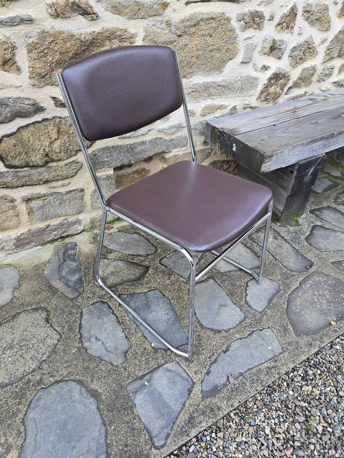Chaises chrome