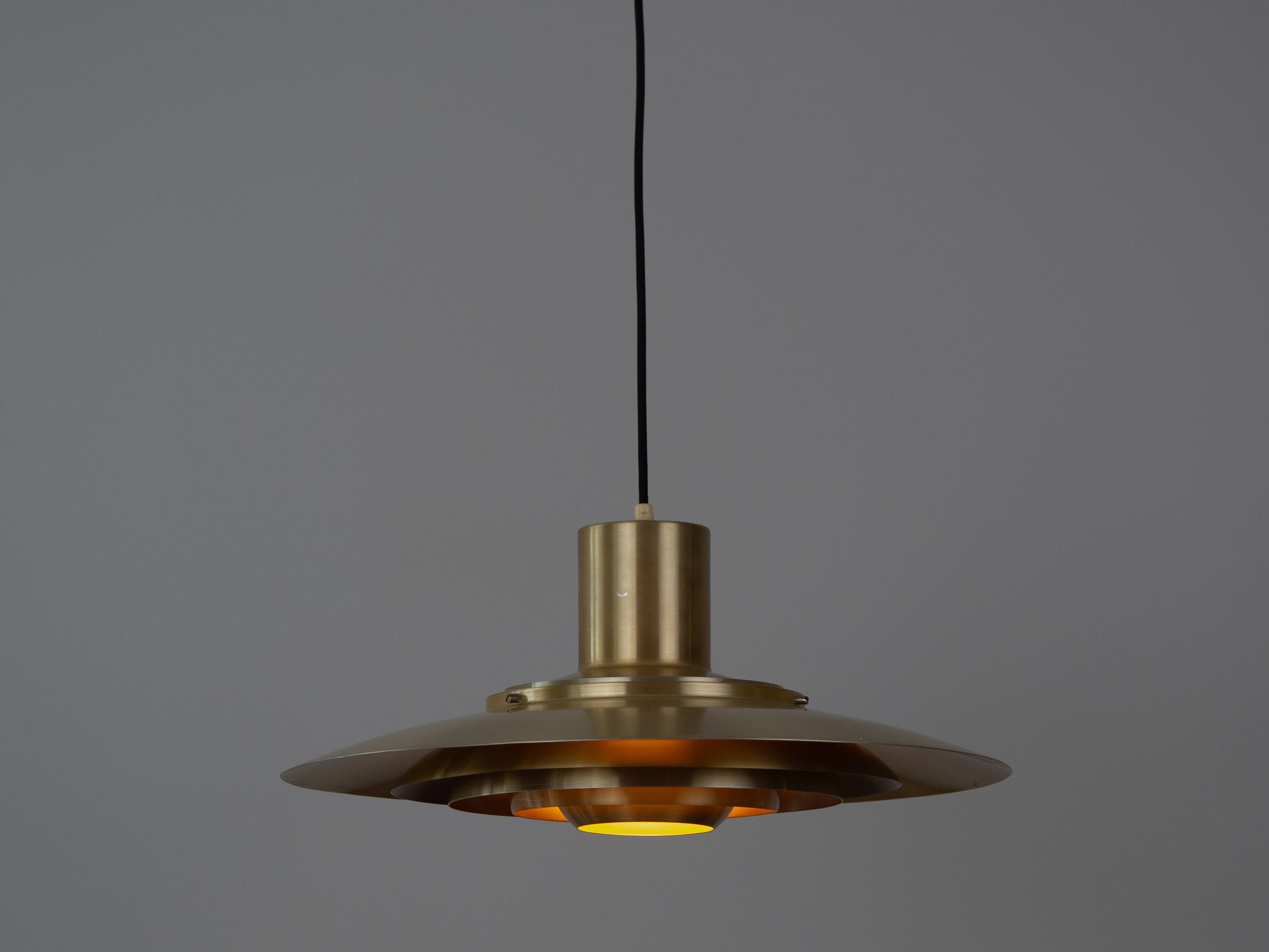 Vintage Danish pendant lamp P376 by Fabricius and Kastholm, Nordisk Solar.