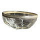 Baccarat Harcourt cream bowl – Cut crystal and silver – Head of Minerva hallmark