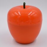 Vintage ice bucket in the shape of an orange apple