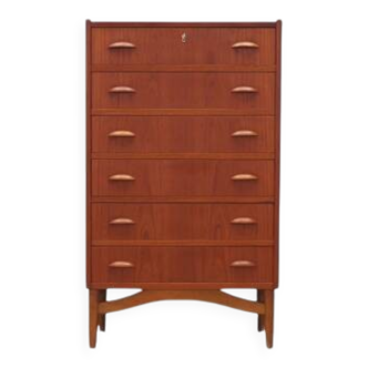 Commode en teck, design danois, années 1970, production : Danemark