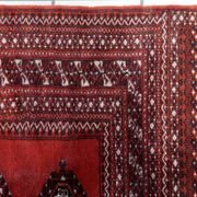 Tapis Boukhara ouzbek vintage fait main, 91 cm x 155 cm, années 1950