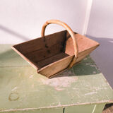 Panier en bois vendange