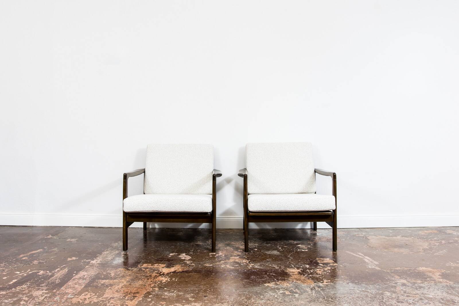 Pair Of Mid Century Armchairs B7522 by Zenon Bączyk, 1960's