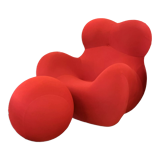 Armchair and footstool up 5/6 "la mamma" by Gaetano Pesce for B&B Italia