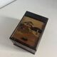 Vintage 1960 cigarette holder wooden dispenser Japan groom - 12 x 9 cm