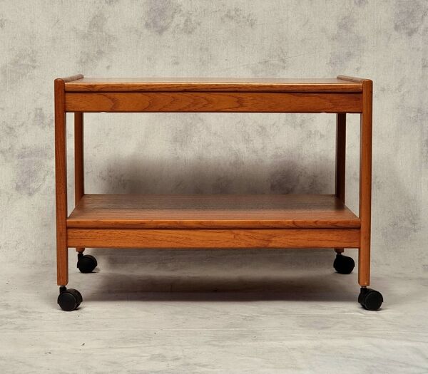 Desserte Roulante Scandinave Vintage - BRDR Furbo, Spøttrup - Teck - Ca 1960