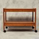 Vintage Scandinavian Rolling Trolley - BRDR Furbo, Spøttrup - Teak - Ca 1960