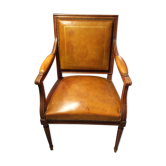 Leather armchair