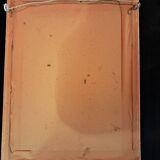 Ancient painting depicting a bouquet of flowers.