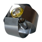 Space Age aluminum wall lamp
