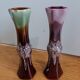 Vases soliflores flammés Vallauris