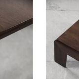 Modern teak coffee table bastiano by tobia & afra scarpa for gavina, 1960s