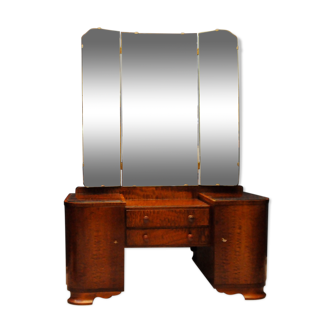 Art Deco dressing table tryptic mirror