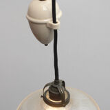 Art Deco ceiling lamp with porcelain pendulum 1920