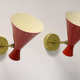 Pair of sconces in the style of creations of the 50s