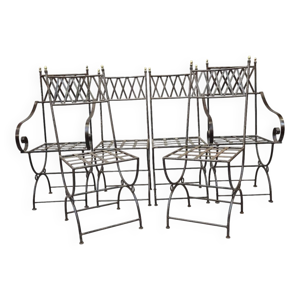 salon de jardin fer forgé