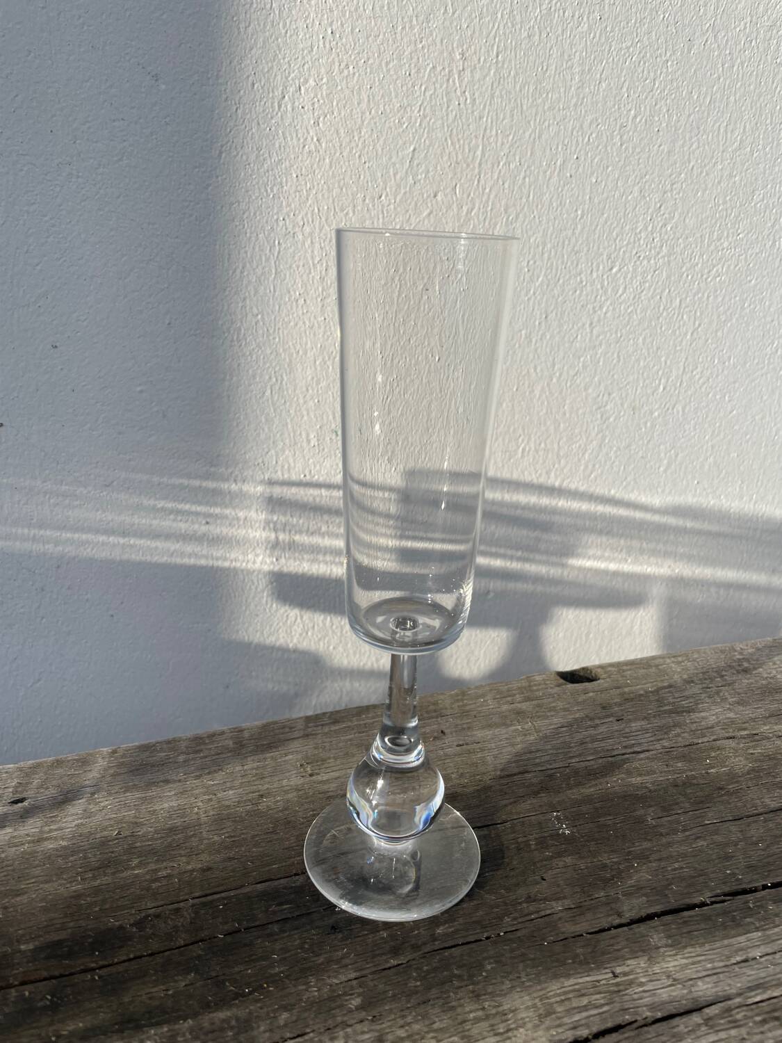 Baccarat crystal champagne glass