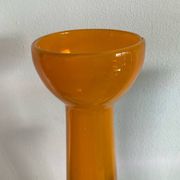 Set of 3 vintage glass paste vases