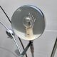 Vintage ARC floor lamp with 5 adjustable chrome arms on marble base