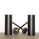 2 wall lights in the style of Gino Sarfatti for Arteluce, 1950s.