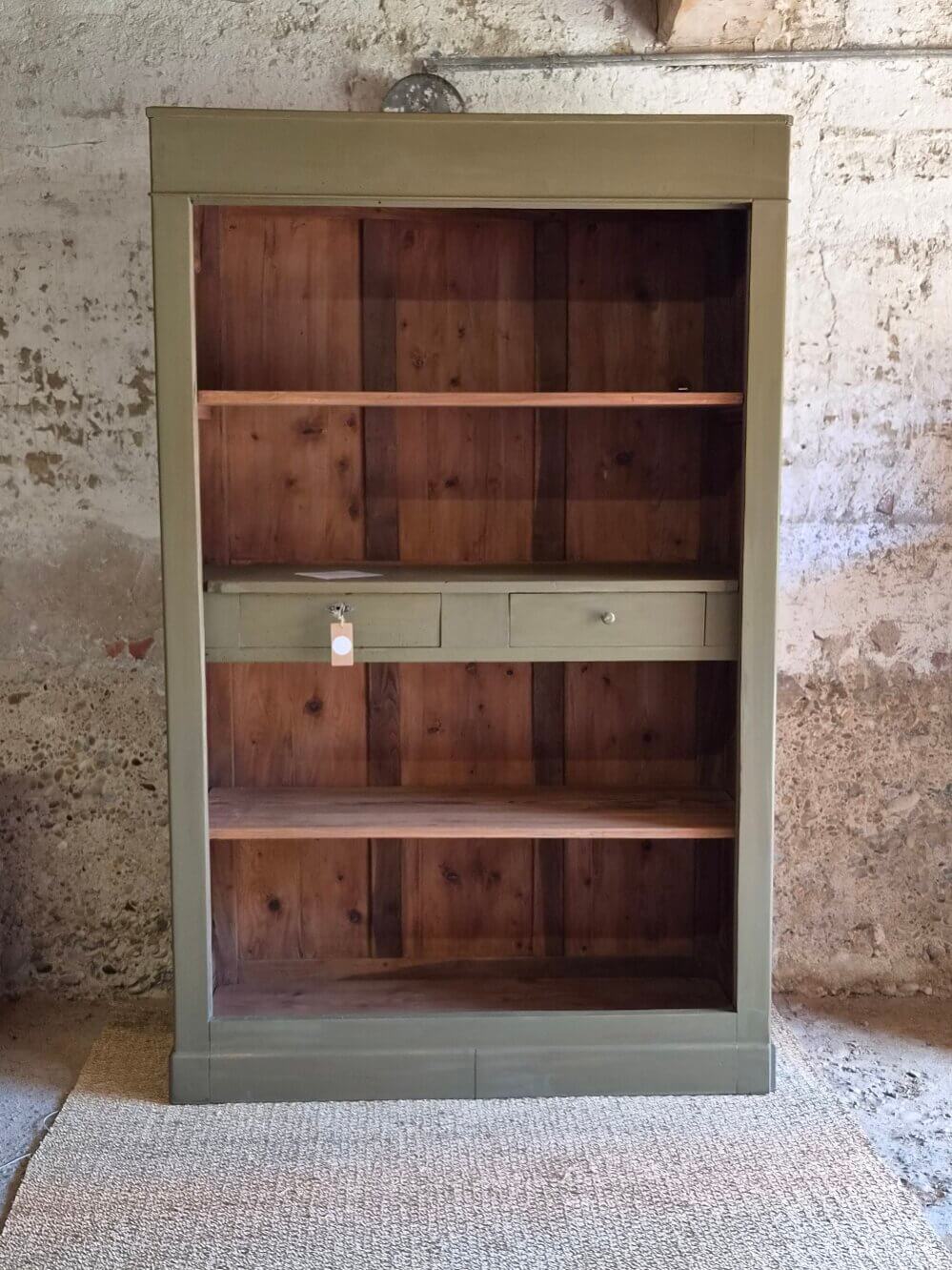 Renovated antique walnut library | Louise