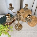 5-light brass candlestick