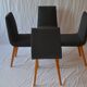1326 dining chairs by Lejkowski & Lesniewski for Krakowskie Fabryki Mebli, 1962, set of 4