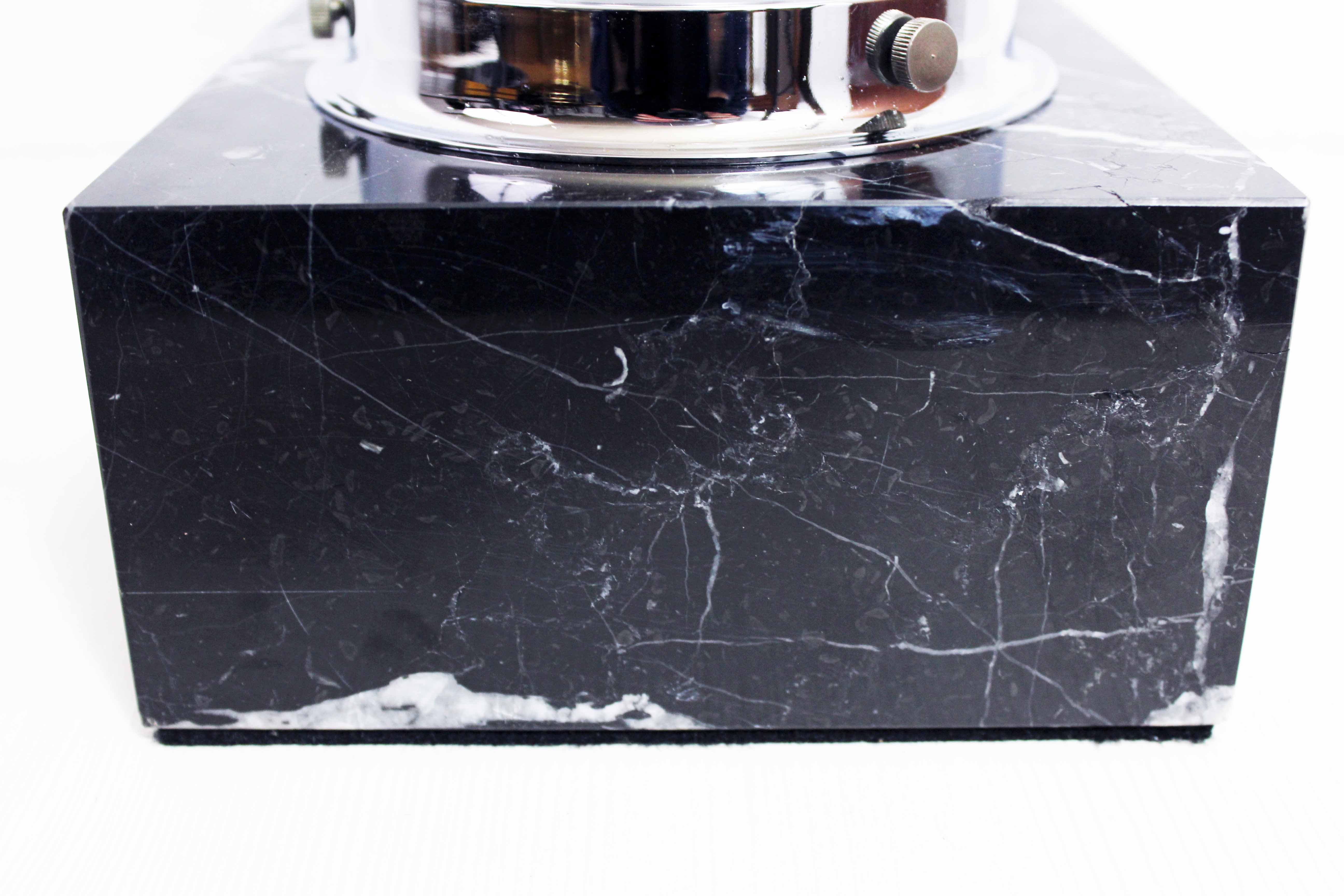 ERCO marble and glass table lamp