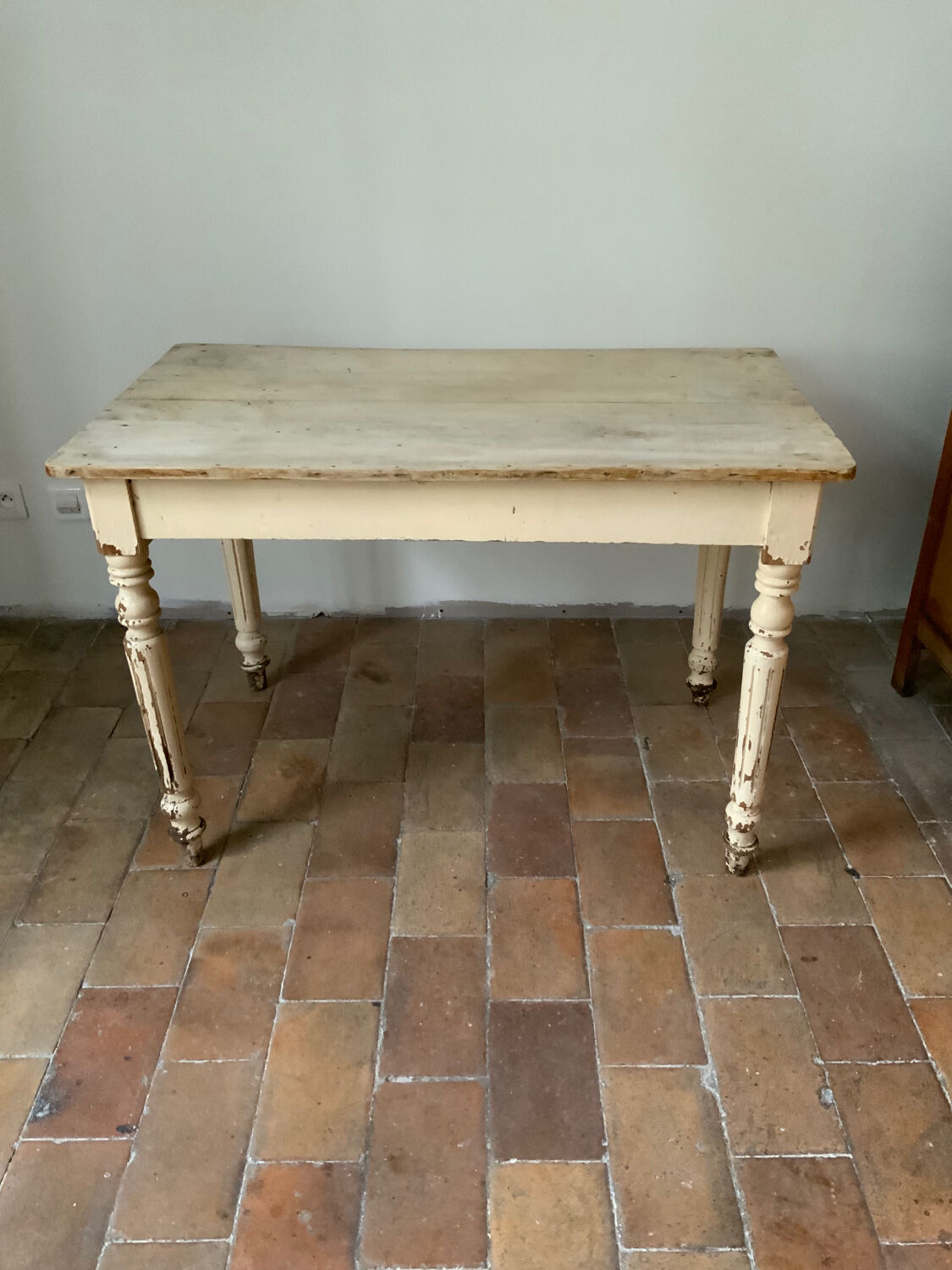 Old wooden table