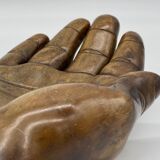 Large sculpture hand / empty pocket plaster 1960 jean Jacques Goma Vibreville