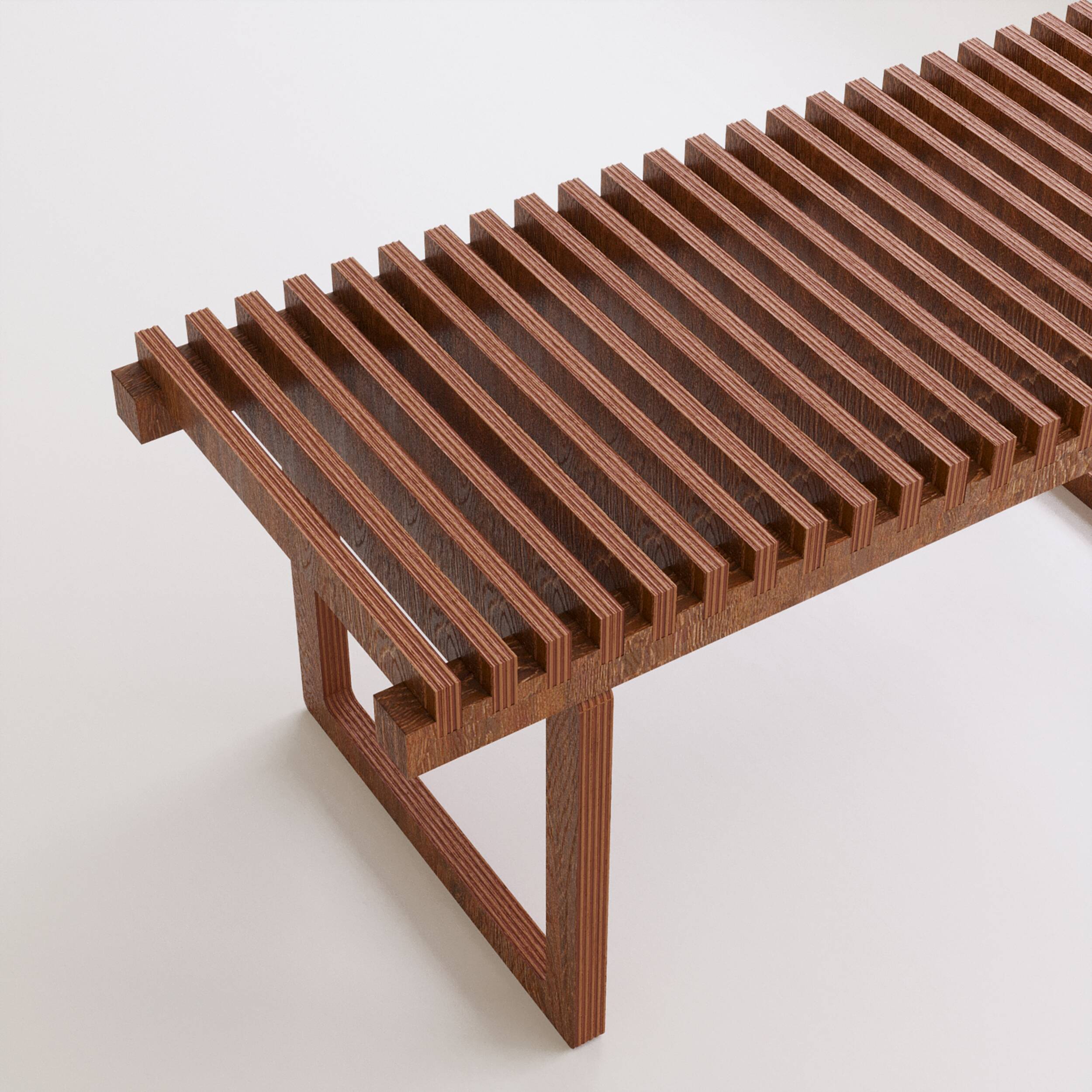 Handmade Contemporary Wood Benches