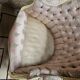 Paire de fauteuil bergère en soie 1960"