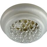 60s 70s Plafoniere gold wall lamp bubble glass space age design