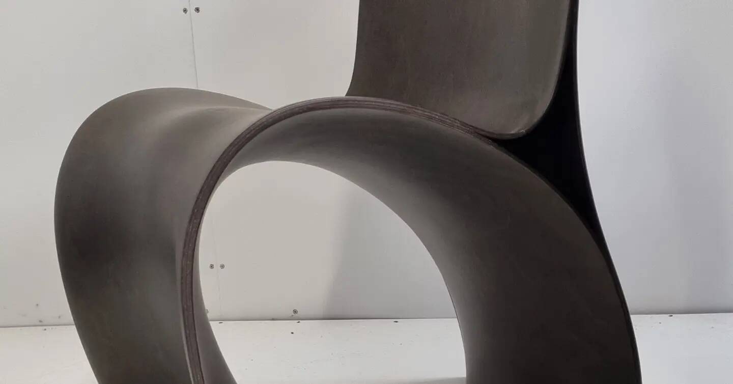 Chaise Ron Arad en contreplaqué 3 peaux pour moroso