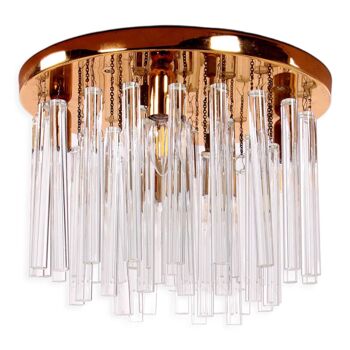 Crystal chandelier or ceiling lamp 1960, Germany