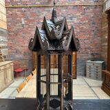 Handcrafted teak cage