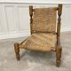 Rope and beech armchair