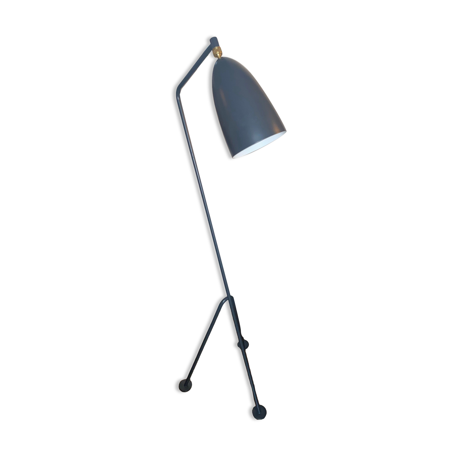 Floor lamp anthracite grey Gubi Grossman Grässhoppa collection