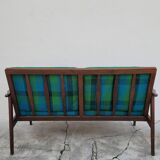 Vintage Scandinavian 2-seater sofa bench - 1950s