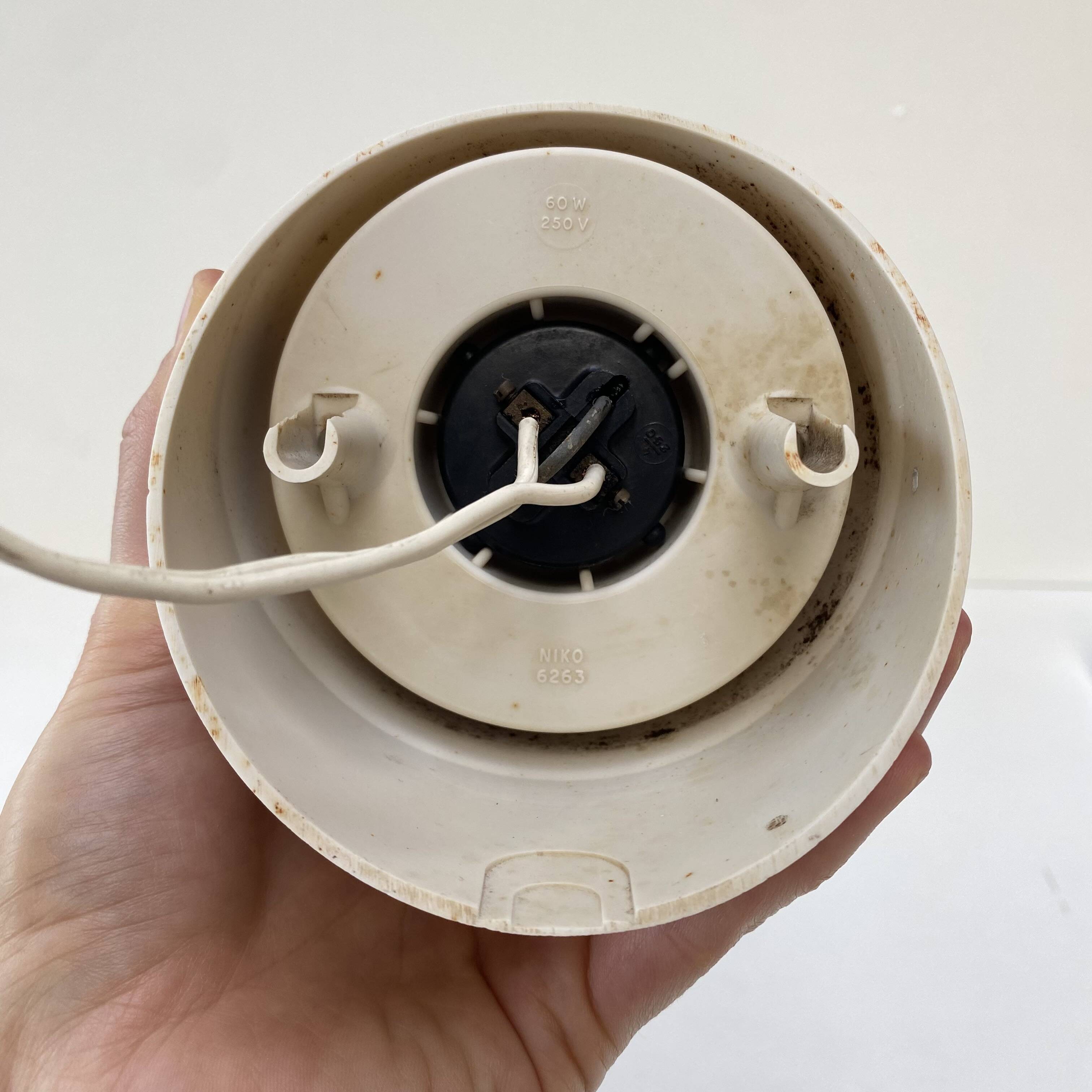 Pair of Bo Niko wall lights in Bauhaus style