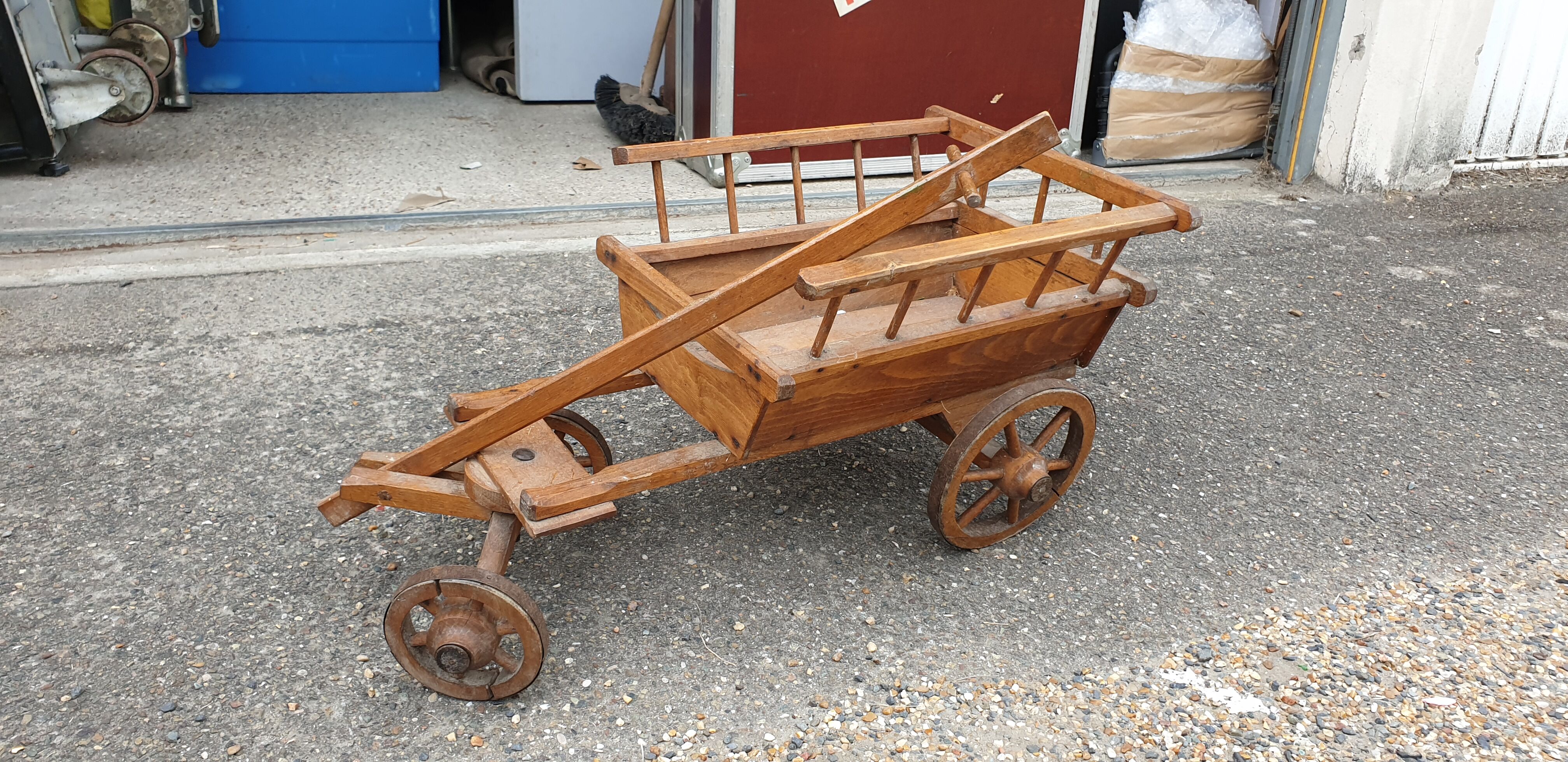 Old wood cart
