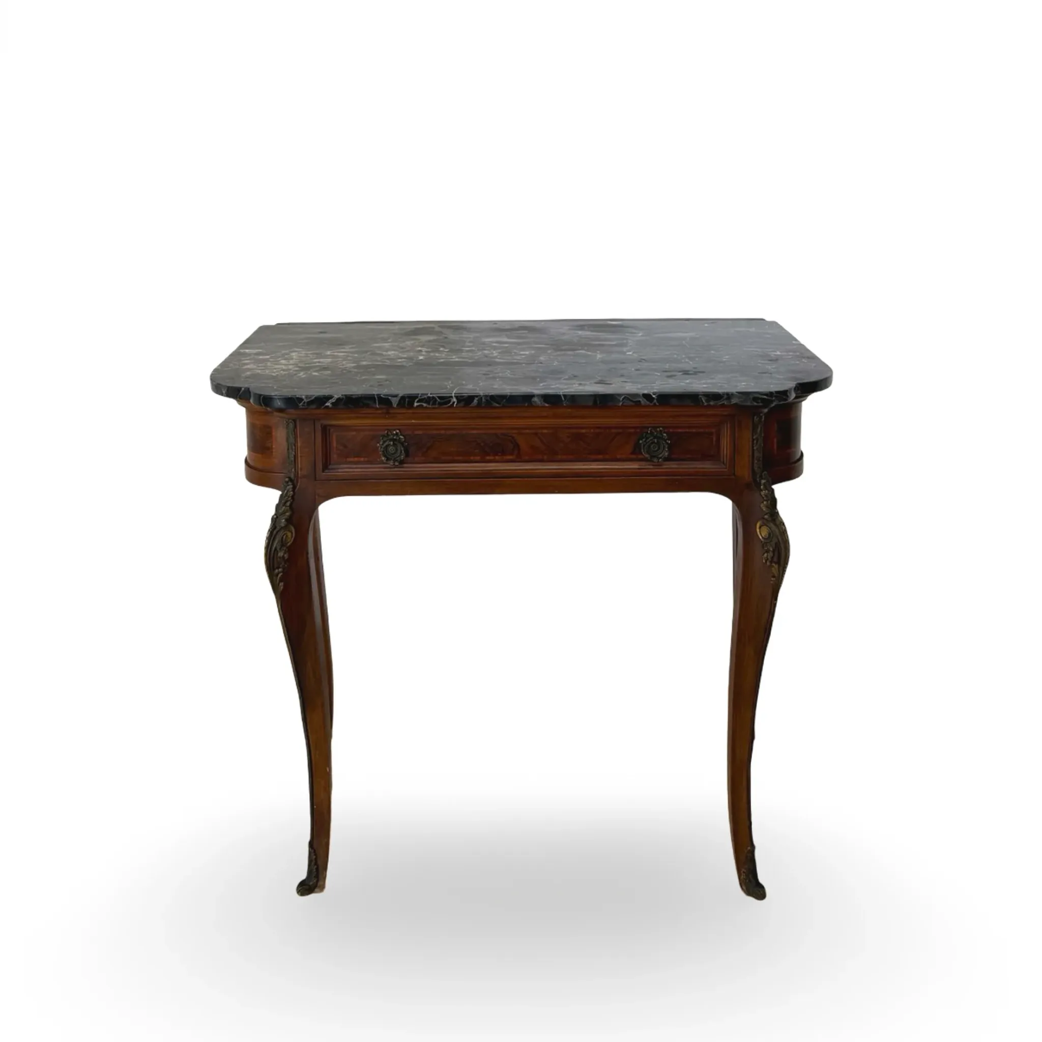 Table console avec plateau en marbre – 19e siècle