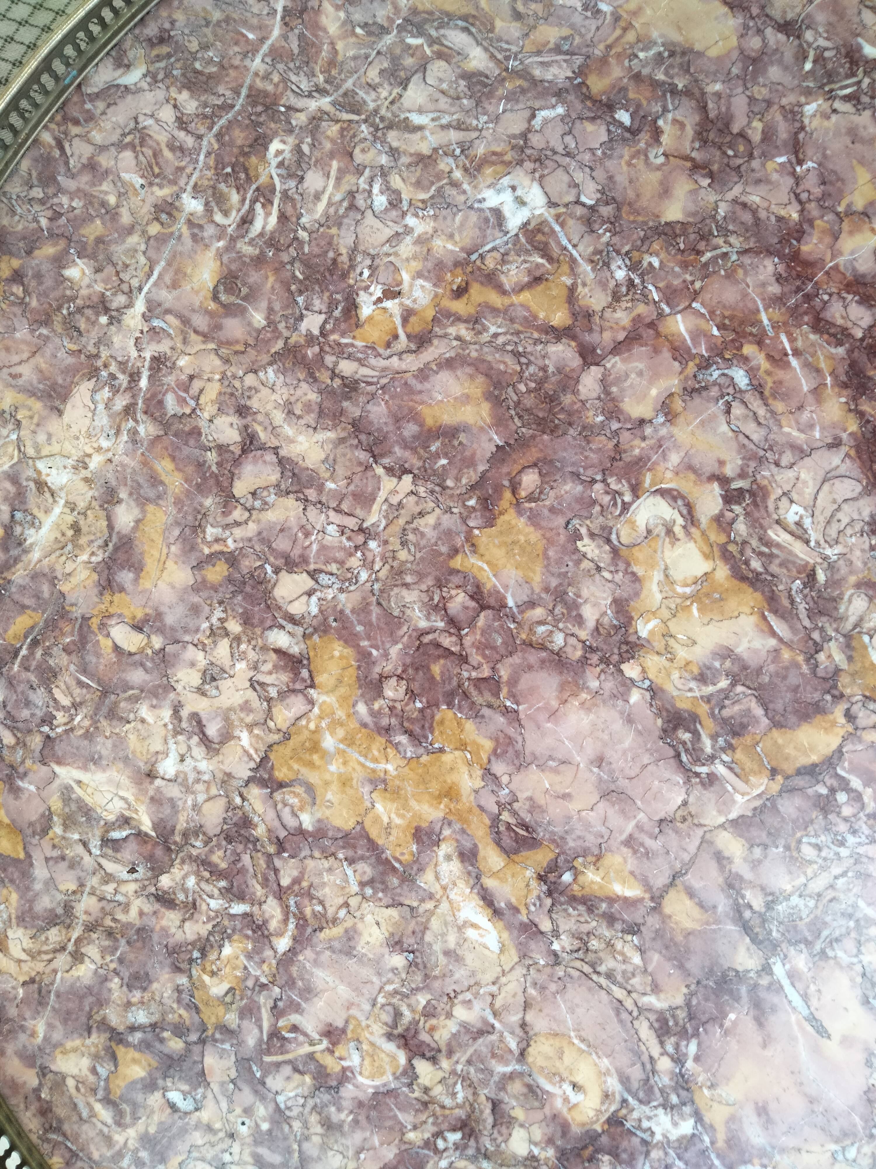 Coffee table hot water bottle old style Louis XVl