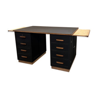 Bureau 1950 patiné noir