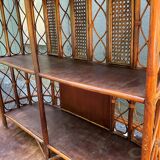 Vintage rattan bar