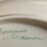 Service assiettes porcelaine de Paris Bourgeois Saint-Honoré 1880