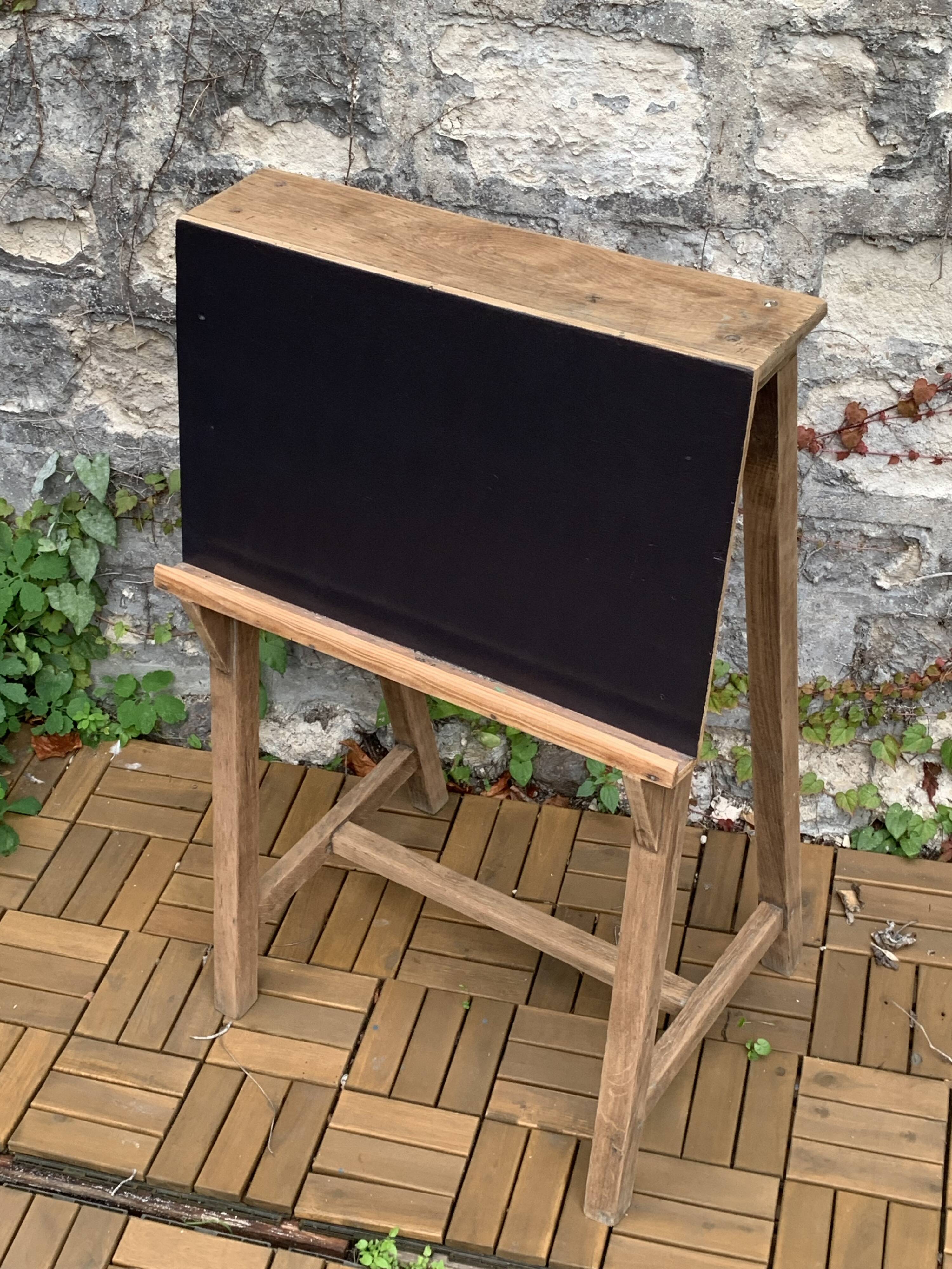 Oak school easel, 1950